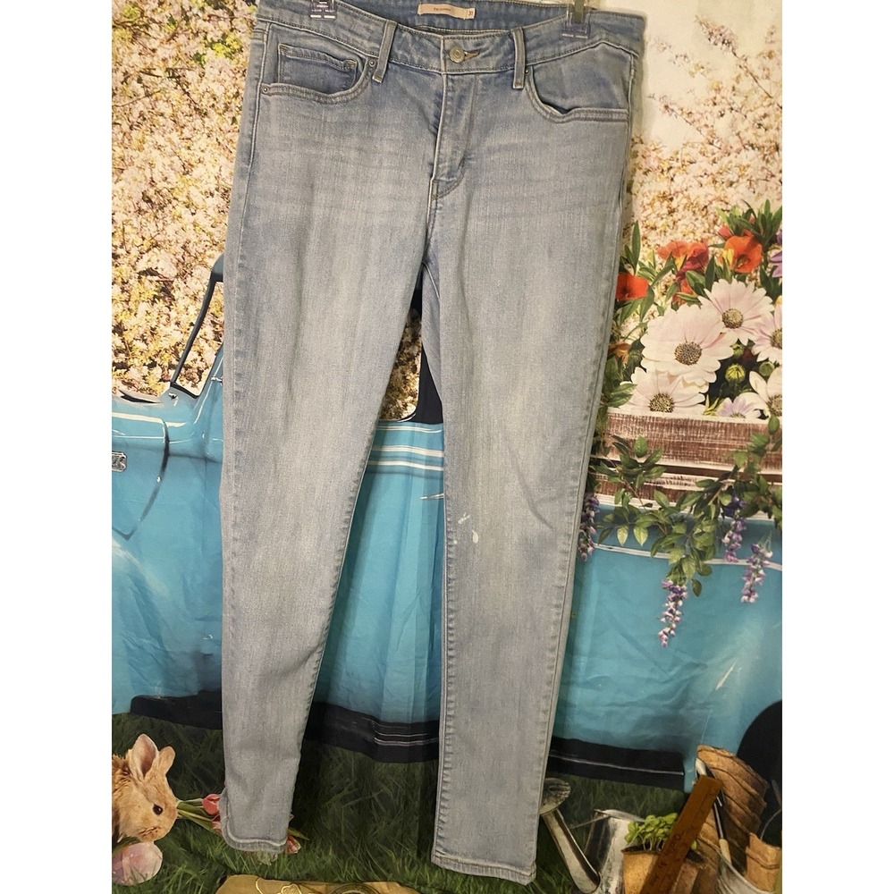 Levi's 711 Skinny Women Jeans 31 Light Blue